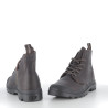 Baskets Montantes Unisexe en Cuir Marron