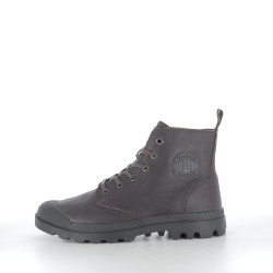 Baskets Montantes Unisexe en Cuir Marron