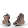 Baskets Hautes en Cuir Marron