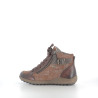 Baskets Hautes en Cuir Marron