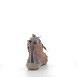 Baskets Hautes en Cuir Marron