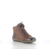 Baskets Hautes en Cuir Marron