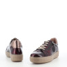 Baskets Basses Rouge en Cuir Vernis