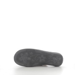 Pantoufles grises en textile