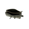 Sac à Bandoulière en Cuir Noir Petit Format Bear