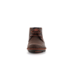 basket montante en cuir marron