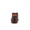 basket montante en cuir marron