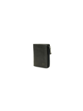 Porte-monnaie compact noir