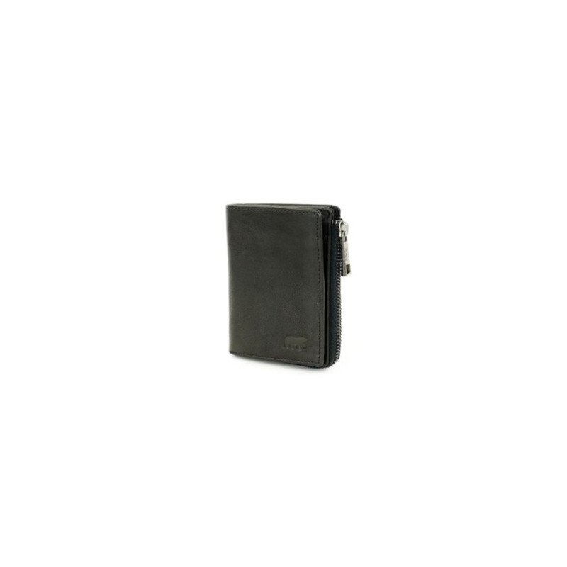 Porte-monnaie compact noir