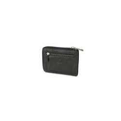 Porte-monnaie compact noir