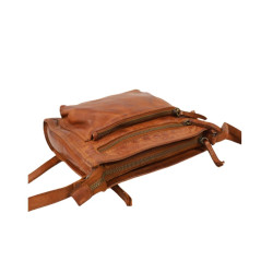 Sac trotteur Davita marron cognac