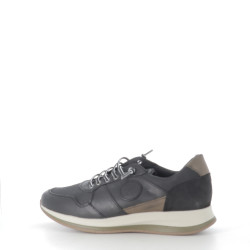 Baskets noires en cuir
