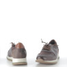 Baskets marron en cuir