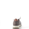 Baskets marron en cuir
