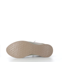 Baskets kaki en cuir