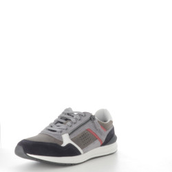 Baskets en cuir grises
