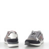 Baskets en cuir grises
