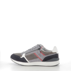 Baskets en cuir grises