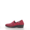 Pantoufles en textile rouges
