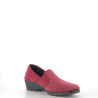Pantoufles en textile rouges