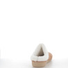 Pantoufles en textile marron