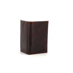 portefeuille en cuir marron