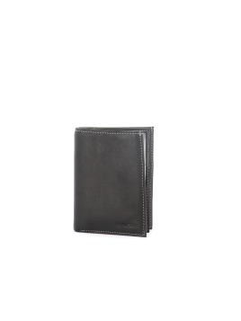portefeuille en cuir noir