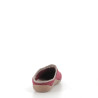 Pantoufles en laine rouge