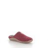 Pantoufles en laine rouge
