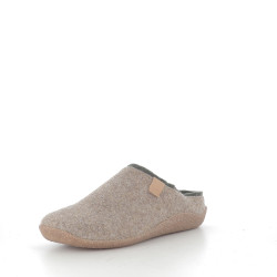 Pantoufles en laine beige