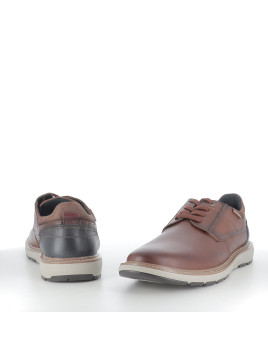 Derbys marron en cuir
