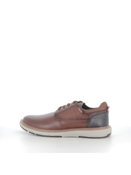 Derbys marron en cuir