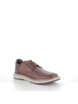 Derbys marron en cuir