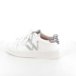 Baskets Blanches avec Motif Zèbre VANESSA WU