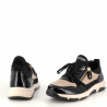 Baskets noir et beige Remonte