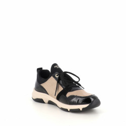 Baskets noir et beige Remonte