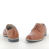 Derbys marron en cuir