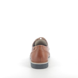 Derbys marron en cuir