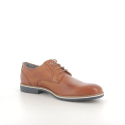 Derbys marron en cuir