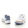 Baskets basses blanches et bleues