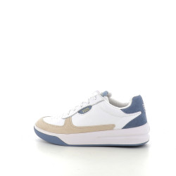 Baskets basses blanches et bleues