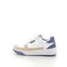 Baskets basses blanches et bleues