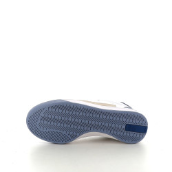 Baskets basses blanches et bleues