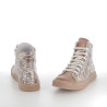 Baskets hautes marron
