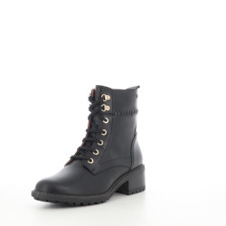 Bottines noires à lacets