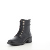 Bottines noires à lacets