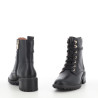 Bottines noires à lacets