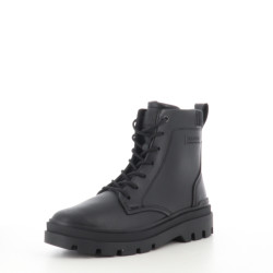 Boots noires à lacets
