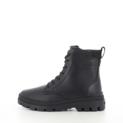 Boots noires à lacets