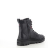 Boots noires à lacets